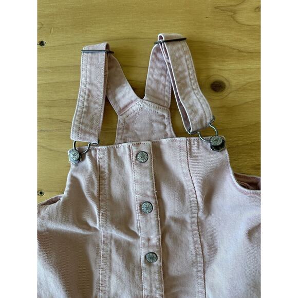 EUC Mark & Spencer Girls 6-7 Dress Pink Overall Jumper Overall - Picture 3 of 8